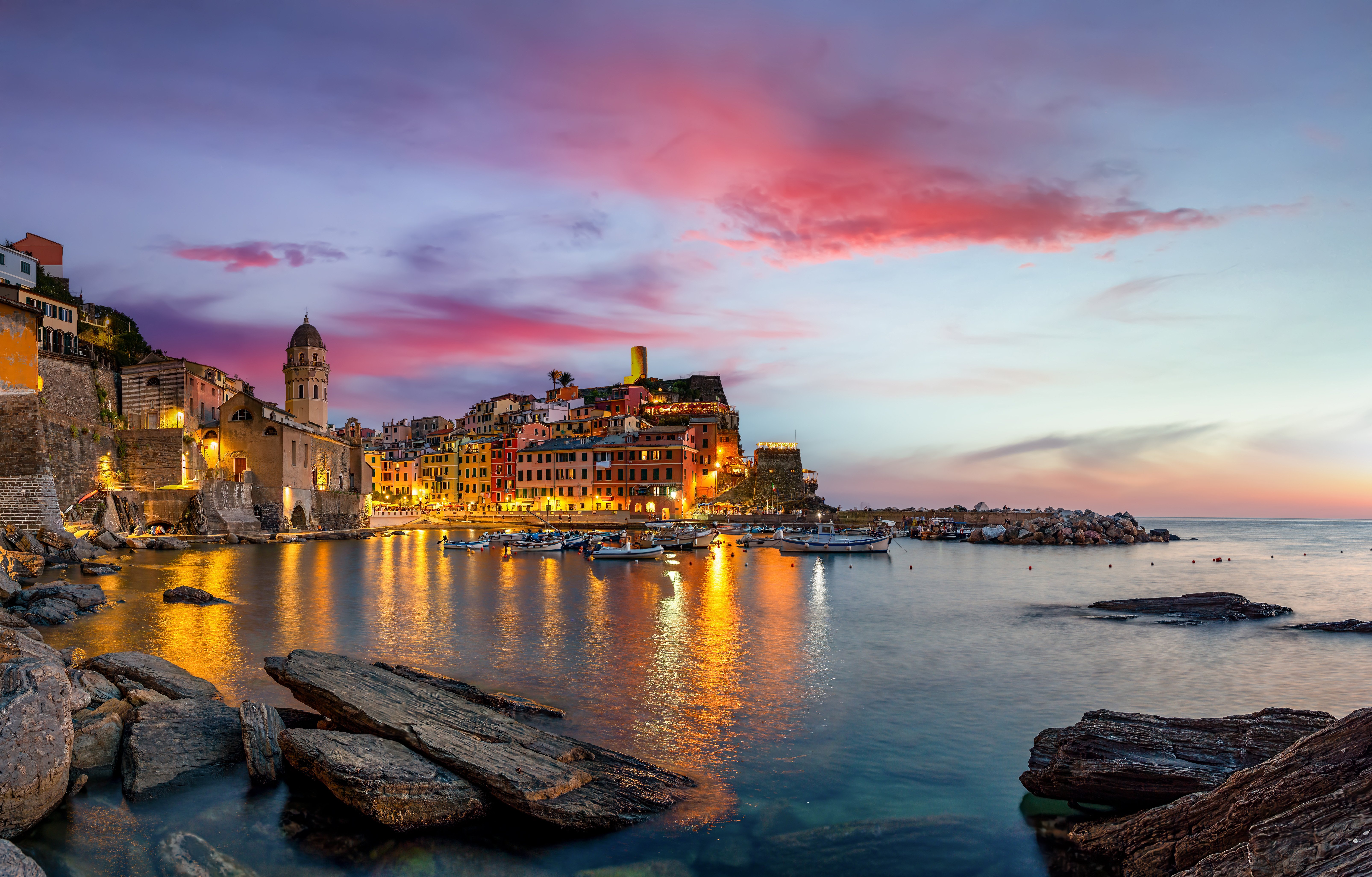 The village of Verazza, part of the Cinque Terre